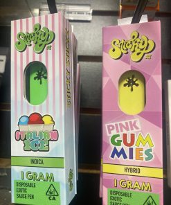 sticky disposable pen