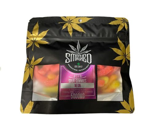 Smashed sour gummies 5000mg