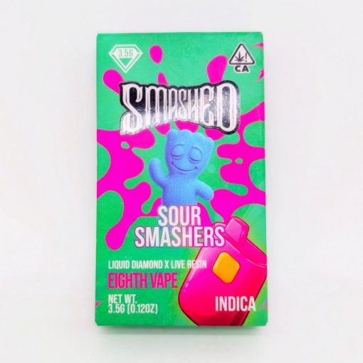 SMASHED Sour Smashers Disposable Liquid Diamonds 3.5G | Indica