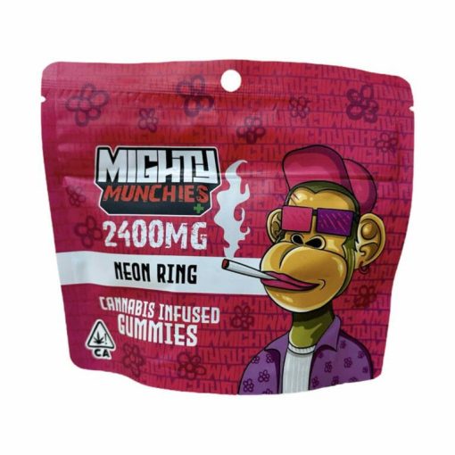 Mighty Munchies 2400MG Neon Ring Gummies